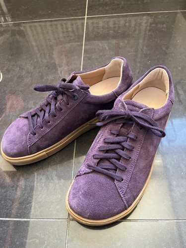 Veloursleder sneaker - veloursleder,