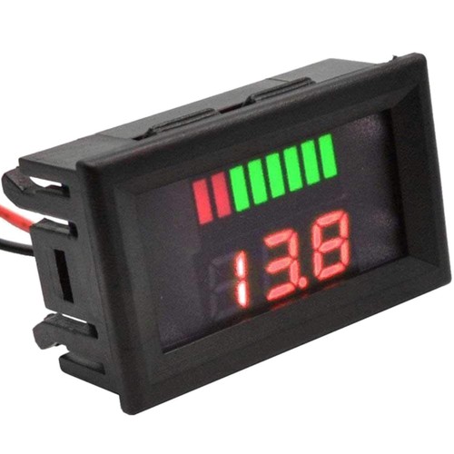 Led voltmeter batterieanzeige - voltmeter,