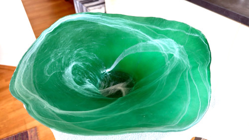 Große glas schale vintage - große,