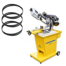 BAMATO Metallbandsäge BMS-150K Kühlmitteleinrichtung 400V Metallsäge 3x Sägeband