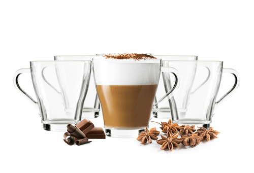 Cappuccino kaffeegläser - 6,