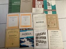 Konvolut 12x Klaviernoten Abba Komponisten-Reihe Klassikerbuch Hanon Klavier