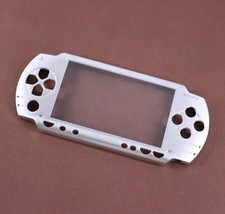 Silver Faceplate Front Shell Housing Cover For Sony PSP 1000 Console
