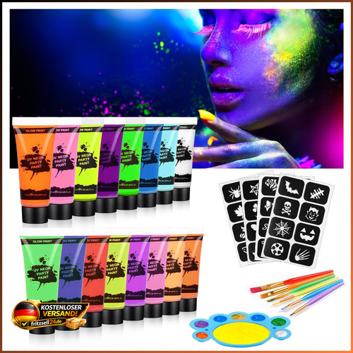 Bodypainting set farben - set,