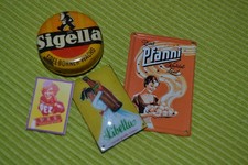 Konvolut Kaufladen Deko   Sigella Dose  Blechschild Pfanni  Libella und mehr...