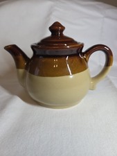 Vintage glasierte teekanne - vintage,