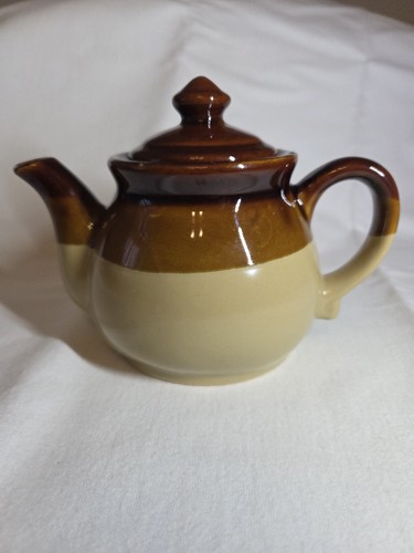 Vintage glasierte teekanne - glasierte,