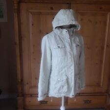 Damen Mädchen Jacke , Anorak Gr. M, gebr.  Fishbone Cremeweiss