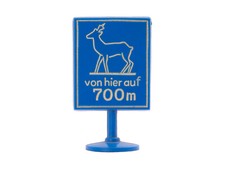 Siku Plastik Zubehör Schild