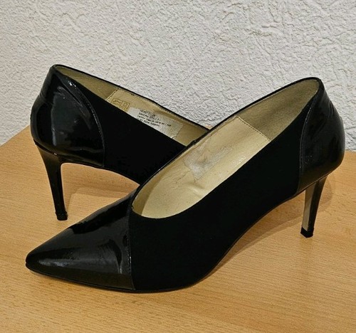 Schwarze wild lackleder pumps - schwarze,