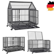 Mobile Hundekäfig mit Rollen