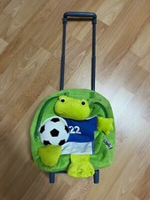 Koffer Kinder Trolli Frosch Fußball Rucksack Plüsch