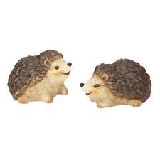 6 Stück Igel Figuren H 6-7 cm