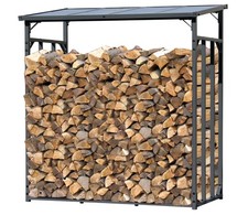 Metall Kaminholzregal
