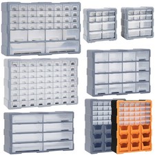 Sortierbox mit Schubladen Sortimentskasten Kleinteilemagazin Organizer 