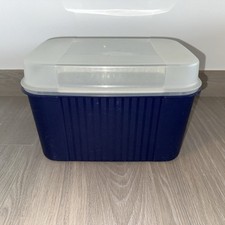 Tupperware Schatzkiste Schatztruhe mit Einsatz Naschkätzchen XXL, blau