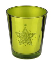 TEELICHT-HALTER AUS GLAS -