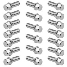 20x Radschrauben Radbolzen Kegelbund 60° M14 x 1,5 KEGEL Gewindelänge 28mm SW17