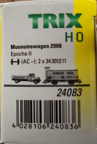 Trix 24083 museumswagen - h0,