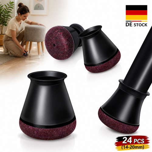 24x fußkappen stuhlbeinkappen - fußkappen,