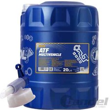 20L MANNOL GETRIEBEÖL + HAHN ATF MULTIVEHICLE passend für AISIN WARNER JWS 3309