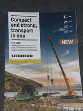LIEBHERR LTR 1150 Teleskop-Raupenkran, crwaler crane Prospekt 02/2025 ( LH 227 )
