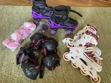 Rollschuhe 2 Paar Rollerskates