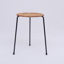 Vintage 50s Hocker Stahl