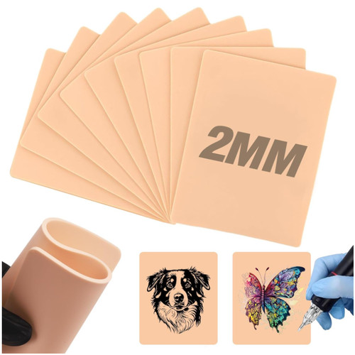 Tattoo kunsthaut 2mm rosa - tattoo,
