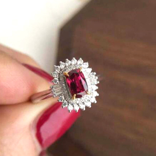 Karat kissen rosa rubin - rosa,