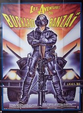 DIE ABENTEUER VON BUCKAROO BANZAI - ORIGINAL GROSSES FRANZÖSISCHES FILMPLAKAT