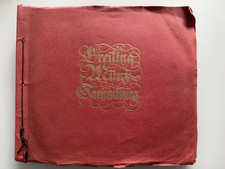 Kaiserreich Sammelalbum ca.1929 Greiling Münzsammlung, Kurante Münzen