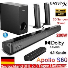 Ultimea Apollo S60 4,1-Kanal Soundbar Dolby Atmos Subwoofer 2-in-1 Lautsprecher