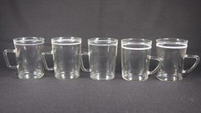 5 alte Teegläser m. Henkel