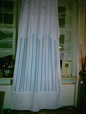 ❤ 2 TRAUMHAFTE SEITENSCHALS SCHABRACKE SPITZE LANDHAUS SHABBY JDL DANSKE - UNIKA