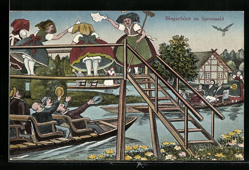 Ansichtskarte spreewald - ansichtskarte,
