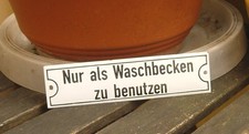 Altes Emailschild