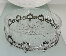 Silber Galerierand Füßchen