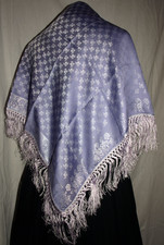 Trachtentuch mit Fransen zum