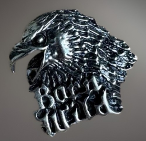 Born wild eagle - eagle, pin