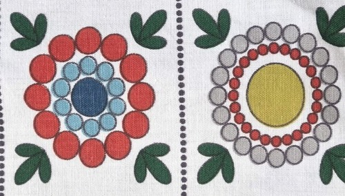 Vintage 70er jahre vorhang - vorhang, 60s