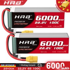 2Stück HRB 6S 22.2V 6000mAh
