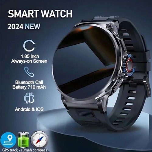 Zoll luxus smartwatch - 1.85-zoll,
