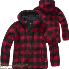 BRANDIT TEDDYFLEECE JACKE MIT