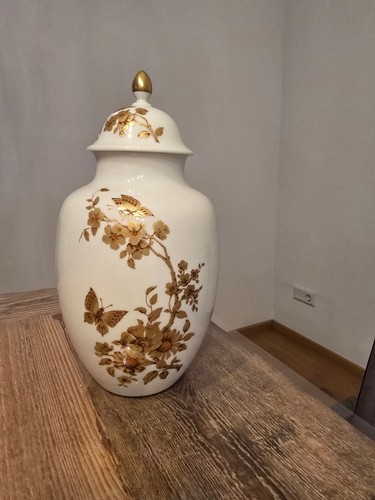 Kaiser porzellan deckelvase - porzellan,