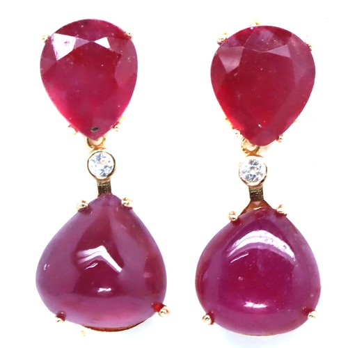925 sterling silber rot rubin - 925,