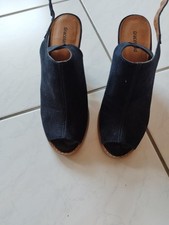 Peeptoes,  Sandale Gr. 38  dunkelblau 