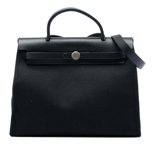 Hermès herbag schwarz - hermès, pm