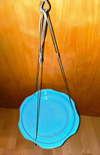 Vogel-/Insekten Tränke aus Steinzeug - blau - Durchmesser: ca. 27 cm