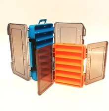 Köder box Doppelseitig für Kunstköder Angelbox Tacklebox Wobblerbox in 2 Grössen